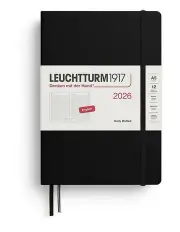 [LEUCHTTURM1917] Daily Planner Dotted Medium (A5) 2026 Notebook
