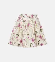 [Agua by Agua Bendita] Agua by Agua Bendita Floral linen shorts UK 6 multicoloured