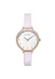BCBGMAXAZRIA BG50678004 Rose Gold and Pink Leather Watch