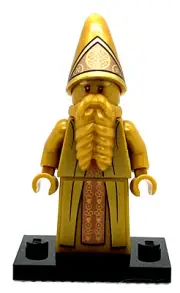NEW LEGO Architect of Hogwarts Gold Minifigure Hp464 76419 Harry Potter Castle