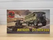 1995 Airfix 1/76 AEC Matador And Gun Model Truck WW2 NOS MIB # N