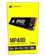 Corsair MP400 NVMe PCle Gen3 x4 M.2 SSD nvmExpress 4TB Black CSSD-F4000GBMP400