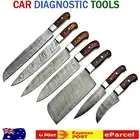 Handmade Damascus Steel Chef Kitchen Knife Set Of 7pcs For Cutting & Chopping