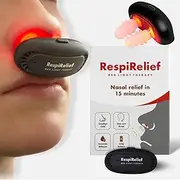 No More Colds Red Light Therapy for Nose, RespiRelief Red Light Nasal Therapy Instrument, RespiRelief Red Light Nasal Therapy Device, Red Light Therapy for Nose (1 Pc)