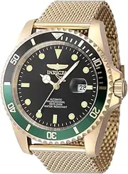 [Invicta] Pro Diver Men 47mm Stainless Steel Gold Black dial 8215 Mechanical
