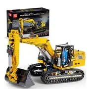 1830pcs Mould King 13112 Mechanical Digger Motorized Excavator APP Rem