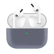 For Airpods Pro Silicone Earphone Case For Airpods Pro Shockproof Cases For Apple Bluetooth Headset Protective Cover lavender