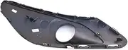 CLZCNQLX Front Bumper Fog Light Cover Cap Compatible for Peugeot 308S 15-16 Foglamp Housing Trim Frame Shell Fog Lamp Garnish Hood with Chrome(Right Side)