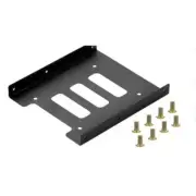 2.5 in SSD HDD to 3.5 in Metal Mounting Adapter Bracket Dock Hard Drive Hol'UU