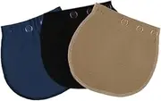 [CORHAD] Maternity Belt Jeans 3pcs Waist Extender Easy to Use Elastic Waist Extended Buckle for Pants Slacks Trousers