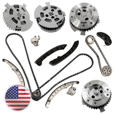 Timing Chain Kit Camshaft Sprocket For Jaguar Land Rover Discovery F-Type XF 3.0 (for: Jaguar)