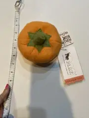 NEW P.l.a.y. Howl-O-Ween Pumpkin Dog Toy, Orange SQUEAKER