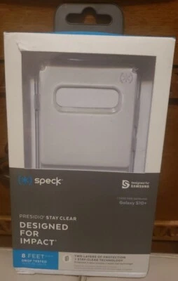 Speck Phone Case Samsung Galaxy S10+ CLEAR - Designed For Impact Cell Gemshell