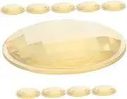 QUMIIRITY 10pcs Kaleidoscope Lens Goggles Kaleidoscope Reflector Rearview Mirror Filter Camera Lens Kaleidoscope Fastener End Cover Glasses Frame Nose Pad Puncture Kit Transparent Plastic