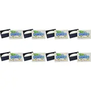 8PK LVD Christmas Truck Scented Bath Soap Bar w/ Box Body Fragrance 9x6cm Blue