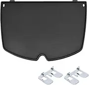 Durable Cast Iron BBQ Grate Replacement for Weber Q100 Q120 Q1000 Q1200 Series – Half Griddle Plate Non-Stick Cooking Pan with Stand (Q1)