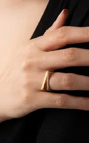 [Her Story] 14K Gold Diamond Ring