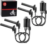 Ignition Coil Pack and Spark Plug CAP Compatible with HONDA Magna 750 VF750 C CD C2 1994-2003 ST1100 1991-2003