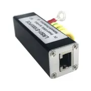 Gigabit POE Thunderstorm Surge Protector Multi-Stage Protection DC48-57V RJ45