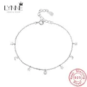 Boho Star Moon Anklet for Women Sterling Silver Beach Foot Chain Bracelet
