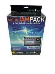 Audiovox Sirius Jampack Satellite Radio Shuttle Receiver SIRPNP1 & Accessory's