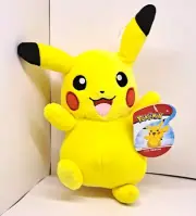 Pikachu Plush Toy Pokemon Nintendo 2022 9.5" Tall Sitting Cute Plushie NEW NWT