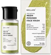 Brillare Real Neem Face Wash, 100% Natural Powder Face Wash with Neem (15 GM), Zero Chemicals