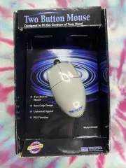 Micro Innovations 3 Button Optical Scroll Mouse Model PD450P PS2 Compatible NEW