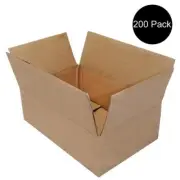 (200 Pack) 6x4x2 Brown Shipping Moving Packing Boxes