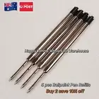5 x G2 Refill Black Ballpoint Medium Point 0.5mm Compatible for Parker