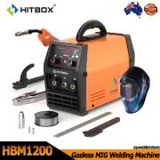 HITBOX 2 IN1 MIG Welder 220V Stick MIG Gasless Welding Machine Portable 15A Plug