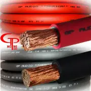 20 ft TRUE AWG 1/0 Gauge OFC Power Wire 10 ft RED 10 ft BLACK Ground Car Audio