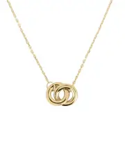 Pajure Fine Jewelry 14K Linked Circle Pendant Necklace