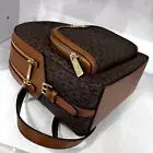 MICHAEL KORS JAYCEE MEDIUM ZIP POCKET BACKPACK BAG Brown