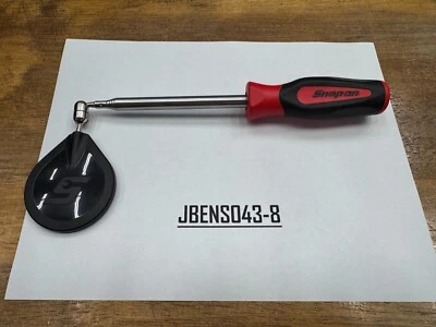 Snap-on Tools NEW RED Soft Grip Extendable Telescoping Inspection Mirror PTMR0