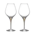 Orrefors Intermezzo Aroma Gold Wine Glass, Set of 2 - Exclusive