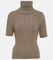 [The Row] The Row Depinal cashmere and mohair top AU 16 beige