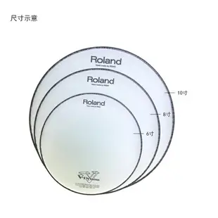 Roland羅蘭TD-11/17/25/30/50電子鼓MH-6/8/10/12//14/18鼓皮鼓面