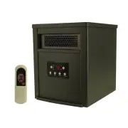 1500W 6 Element Portable Electric Infrared Quartz Space Heater Indoor Olive