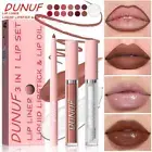 3 in 1 Lip Gloss Set ( lipliner+Lip color+Lip oil) D7V4