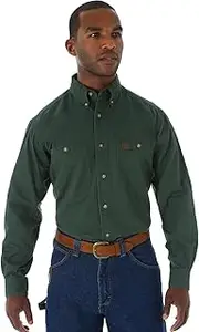 [Wrangler] Riggs Workwear Men's Big & Tall Logger Shirt