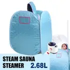 2.6L Portable Steam Sauna Tent Home Steamer Skin Body Spa w/ Remote Control Set