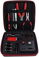 New Version Coil Building Tool Kit Home DIY Tool Set 13 Pieces Household Toolkit Repair Tool Set 6in1 Coil Jig for Home Maintenance Jewelry Industrial Repairs with Toolbox Storage Case