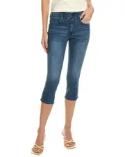 NYDJ Petite High-Rise Ami Skinny Capri Caliente Jean 6P NoColor