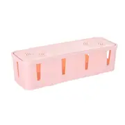 2Pcs Cable Storage Box Plastic Power Strip Cable Storage Container Cord Hider Box Cord Organizer Storage Case Socket Box For Home