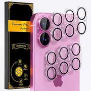 beuxece for 6 Pack iPhone 16 / iPhone 16 Plus Camera Lens Protector [Drop Protection] [Case Friendly] [Easy Installation] 9H Tempered Glass Camera Screen Protector Cover Accessories, Clear