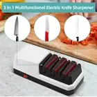 Electric Knife Sharpener 3 Stage Knife Sharpening System For Quick Sharpening AU