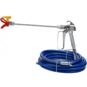 Airless Paint Sprayer Spray Gun With 517 Tip and 15M Hose 20cm Extension Shaft