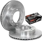 2 Front Disc Brake Rotors + Pads Kit for Toyota Hilux GGN25R KUN25R KUN26R TGN26R 4cyl 2.7L 2TR-FE 3.0L 1KD-FTV V6 4.0L 1GR-FE 2005 2006 2007 2008 2009 2010 2011 2012 2013 2014 2015 2016