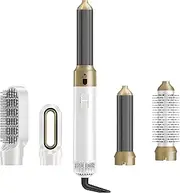 5-in-1 Hair Styling Brush Set, Ionic Technology, Ceramic Coating, Rotating Curler and Straightener, Anti-Tangle Design